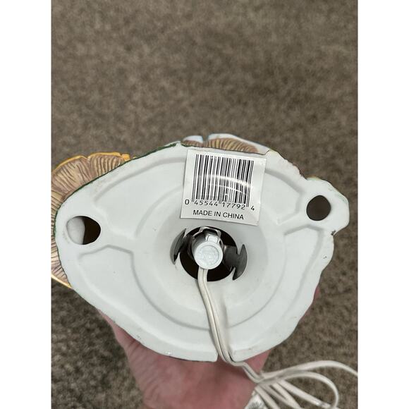 Ceramic Mushroom Fairy Cottage House Grocery Store Toadstool Night Light Spring - Picture 7 of 8